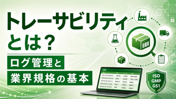 【現場DX】トレーサビリティとは？ログ管理と業界規格の基本
