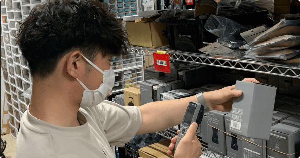 パーツの棚卸作業時間削減事例