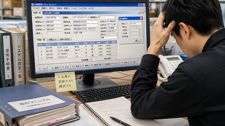 システム定着の悩み